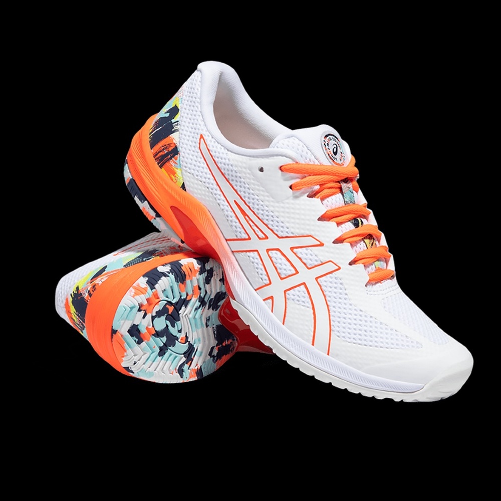 ASICS COURT SPEED FF WHITE/SUNRISE Women's Tennis Shoes Size 9.5 NWOT